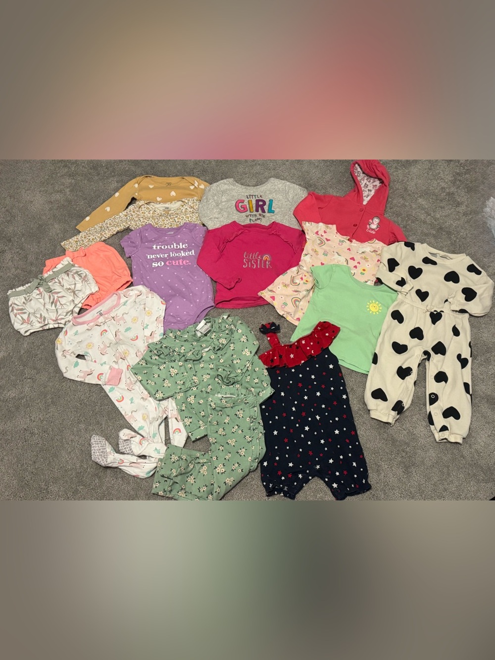 Baby girls clothing bundle size 24 month